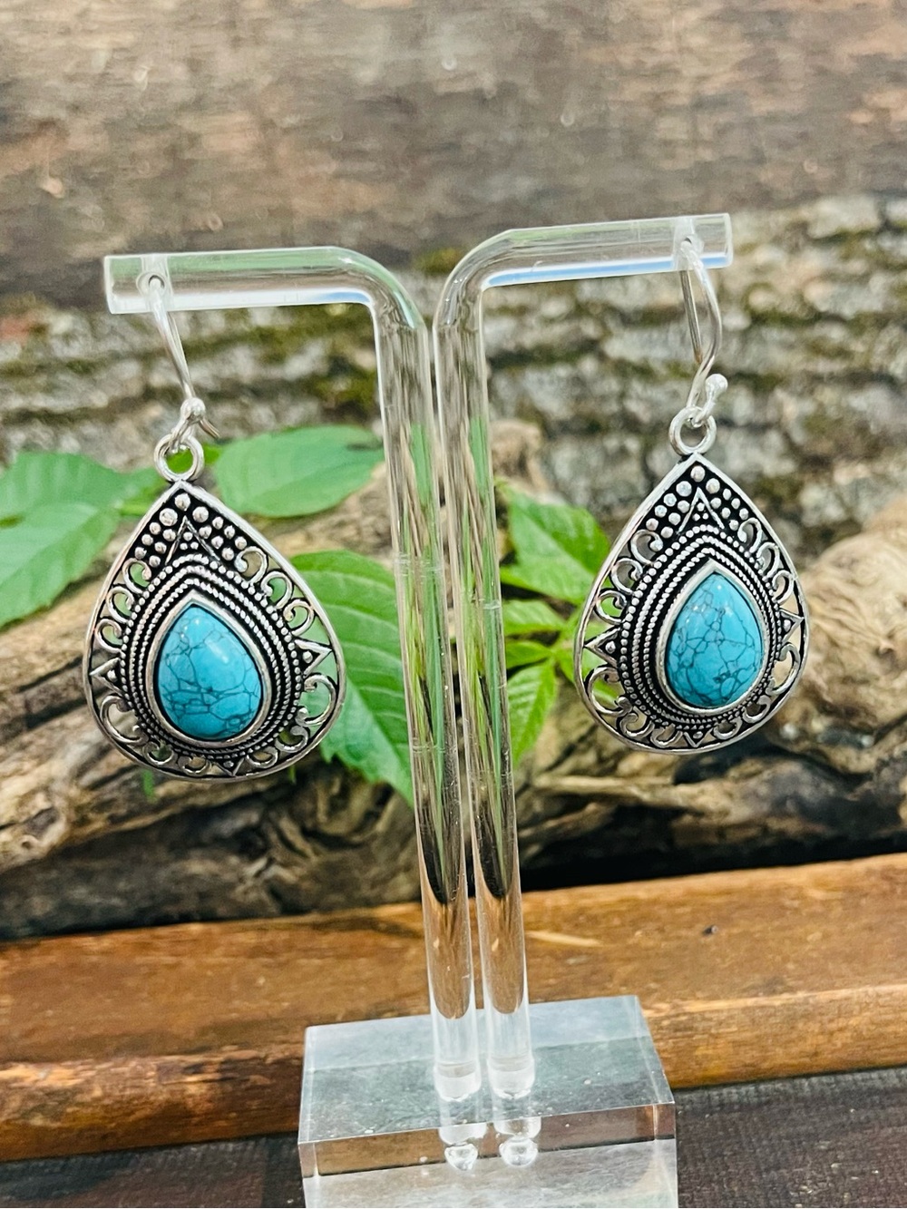 Turquoise 925 Sterling Silver Earrings